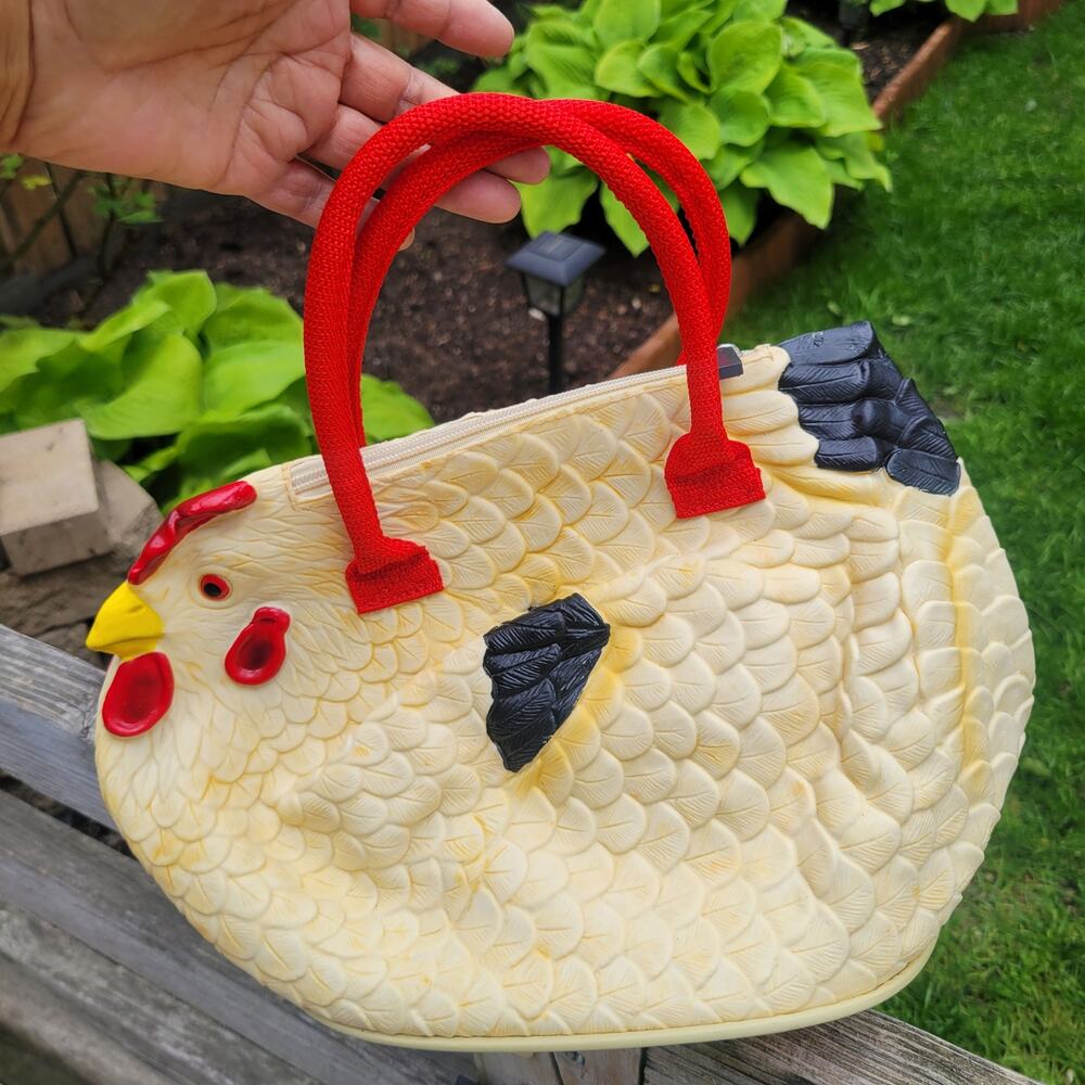 Rubber Chicken Purse- The Hen Bag Handbag